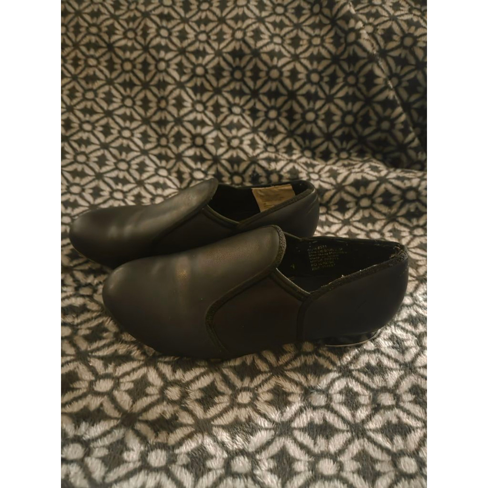 Girls Revolution Dancewear Black Tap‎ Shoes One Size